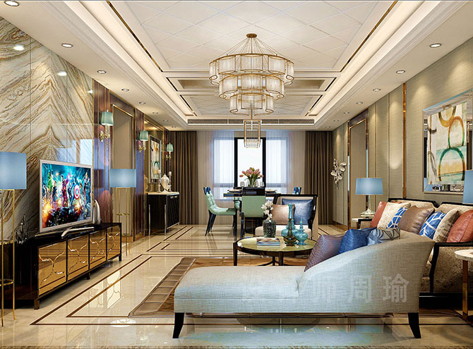 肏肏骚屄視频世纪江尚三室两厅168平装修设计效果欣赏